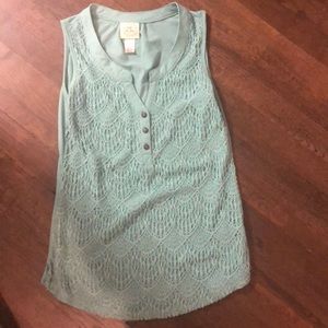 Lace tank top